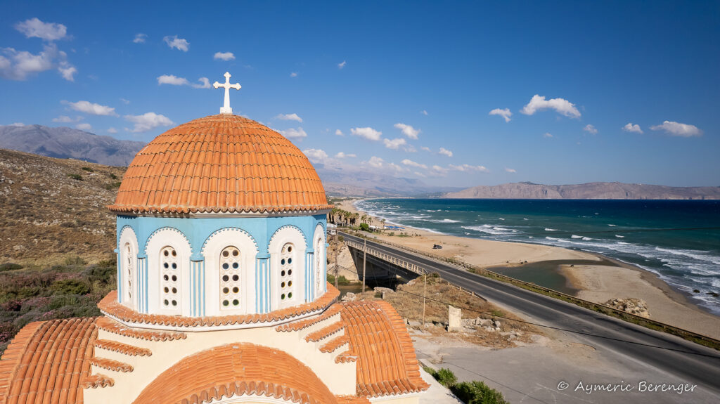 photo aérienne église orthodoxe